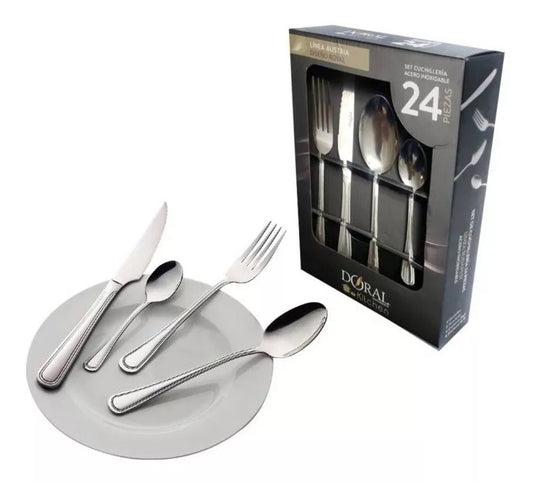 Set cubiertos 24 Piezas Marca Doral